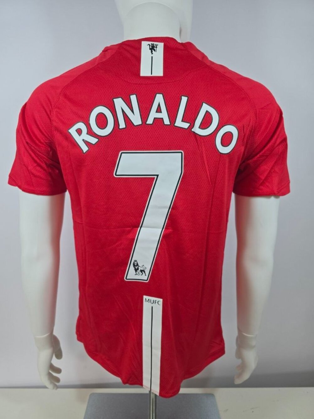 RETRO Manchester United Cristiano Ronaldo #7 Soccer Jersey Football 2008 Red